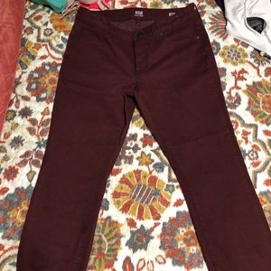 Maroon Skinny jeans